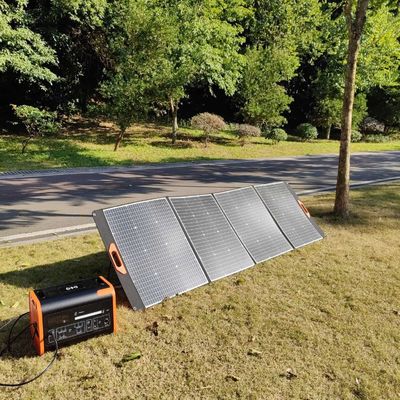 300W paneles solares plegables para camping células monocristalinas sistema de hogar pequeño