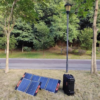 300W paneles solares plegables para camping células monocristalinas sistema de hogar pequeño
