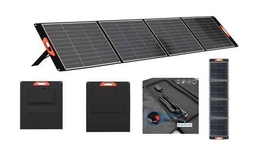 Modulo fotovoltaico de silicio monocristalino 100W 200W 300W Paneles solares del gobierno