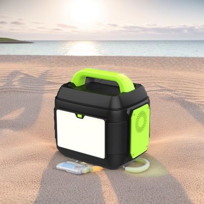 Estación eléctrica móvil de 220V 600W 300W 2200W para camping con paneles solares y luz LED