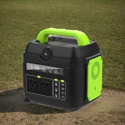 Estación eléctrica móvil de 220V 600W 300W 2200W para camping con paneles solares y luz LED