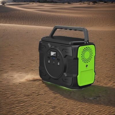 Generador solar portátil de salida AC versátil de 200W 300W en espera para uso exterior y doméstico