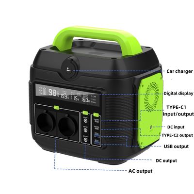 EU AC Socket 600W S6 220V 576wh Fuente de alimentación con batería de litio para acampar al aire libre y en el hogar