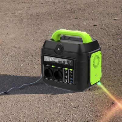Estación de energía portátil de 600W con tecnología MPPT e inversor de onda senoidal pura