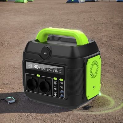 Estación de energía portátil de 600W con tecnología MPPT e inversor de onda senoidal pura