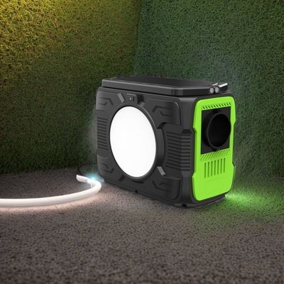 Estación de energía móvil de 200W Batería de litio Generador de viento exterior para RV Uav Almacenamiento de energía