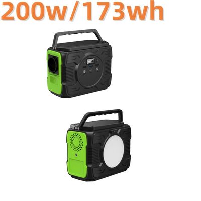 Estación eléctrica de acampada de 200W Sistema de energía de generador solar recargable para América del Sur