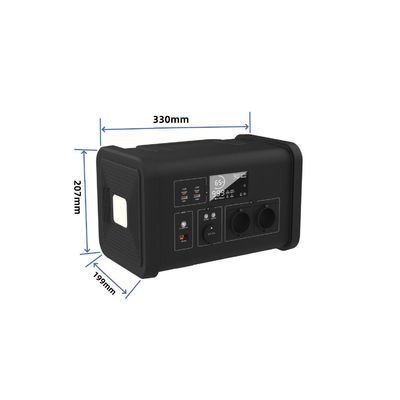 Estación eléctrica portátil para camping y fuente de energía ligera de 700W/537.6wh
