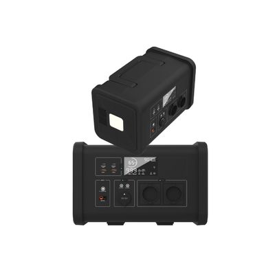 LiFePO4 Interrupción de energía para el hogar Estación de energía portátil con potencia de salida de CA de 700W y luz LED