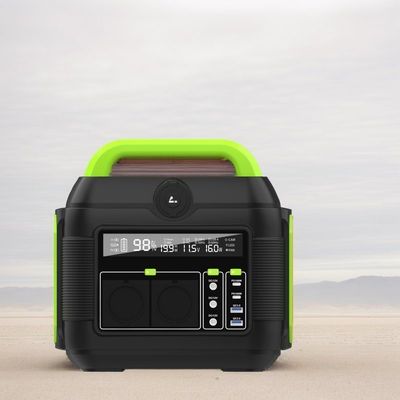 Estación eléctrica de generador móvil portátil de 600W con enchufe AC y pantalla de cristal líquido