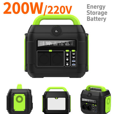 DC1 2 salida 12V-16.8V/6A 200W central eléctrica portátil generador solar para camping