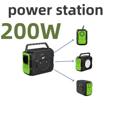 Generador de almacenamiento de energía solar de 200W de energía móvil portátil caliente para balcón de emergencia RV
