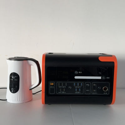 Naranja Negro Generador de energía solar de 2000W con almacenamiento de baterías