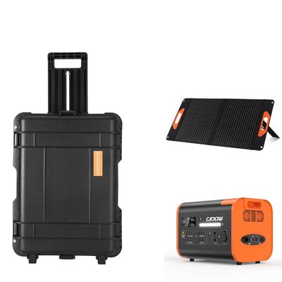 Generador de energía solar portátil de 3000W 4000W con almacenamiento de baterías