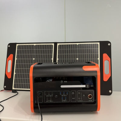 Estación de energía portátil 600W 1500W 2000W 2200W Batería de litio Generador solar recargable para acampar al aire libre y emergencias en el hogar