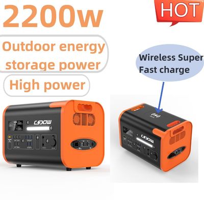 Generador solar de 220V diseñado para oficina Estación de carga portátil de 2200W a precios competitivos
