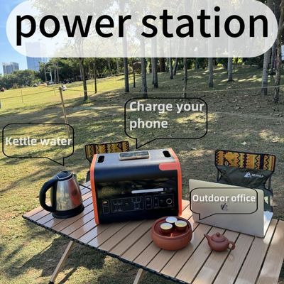 UN38.3 MSOS 2200W Estación de energía Personalizable Naranja Negro