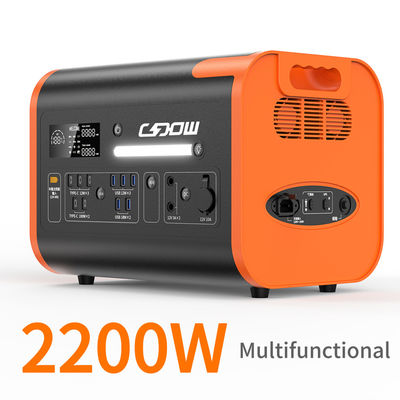 Estación de energía portátil de 120V personalizada 2000W AC Pure Sine Wave