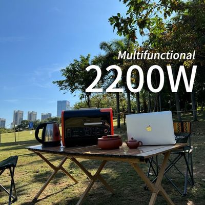 Generador de energía solar de carga de CA 1500W 2000W Generador solar portátil