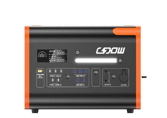 Generador de energía solar de carga de CA 1500W 2000W Generador solar portátil