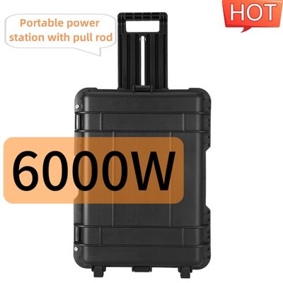 Generador solar portátil multifuncional al aire libre de 6000W con corriente de salida de CA de 15A máximo