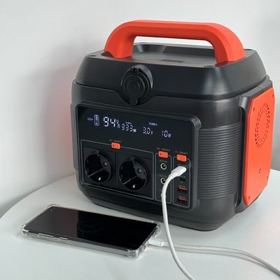 576wh Generador solar portátil de capacidad nominal para carga móvil y cortes de energía