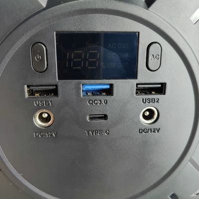 Generador solar portátil de 200 W con USB1/USB2 para exportación y capacidad nominal de 173wh