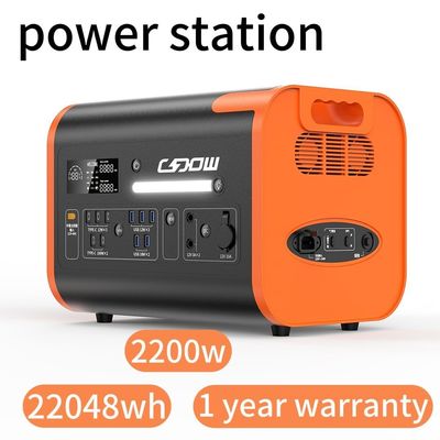 2200W Lifepo4 Estación de energía portátil 2048wh LiFePO4 Generador solar
