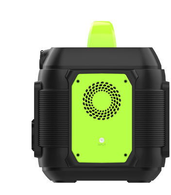 600W de potencia móvil portátil 6kg Naranja Negro Fuente de almacenamiento de energía de emergencia en interiores