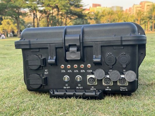 Generador solar portátil de 3000W AC de salida de onda senoidal pura y material de cáscara de aleación ABS
