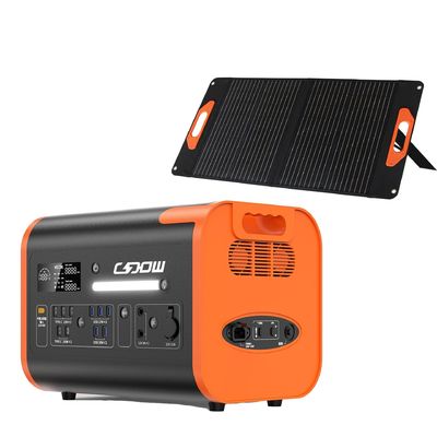 2200W Inversor de onda senoidal pura Generador solar con batería de fosfato de hierro y litio