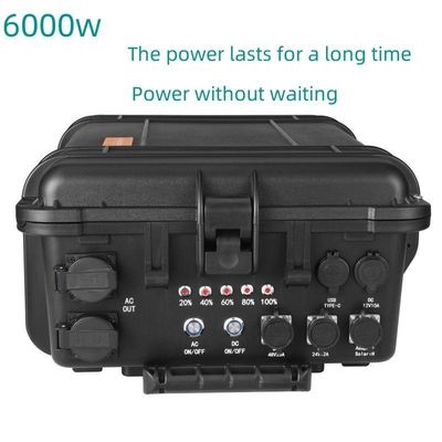 AC Pure Sine Wave Output Batería de litio ternario generador solar portátil para exteriores