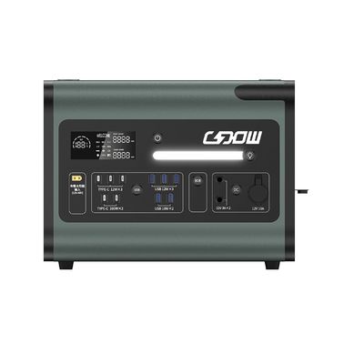 Generador solar de 2200W para carga rápida y carga inalámbrica en situaciones de emergencia