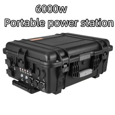 Estación de energía solar de gran capacidad de 6000W Potencia de salida 100-120V-3000W50Hz/60Hz Aceptable