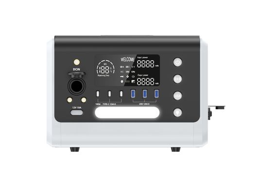 Estación de batería de almacenamiento de energía solar móvil de 600 W con salida de corriente continua de 12 V/10 A HT06