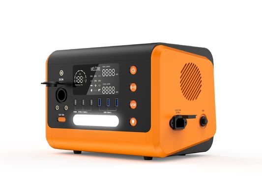 Estación eléctrica de batería de litio LiFePO4 de 600W 700W 230V con HT60 y paneles solares