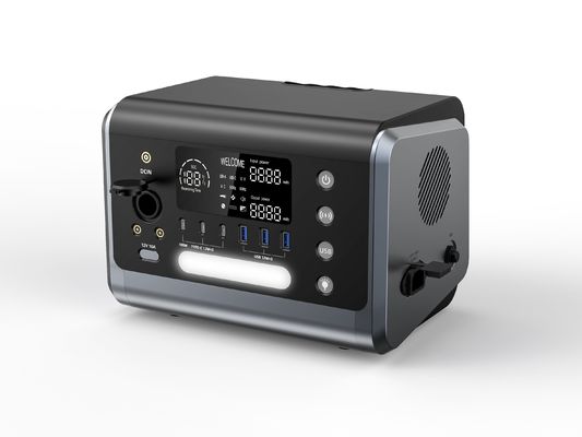 Generador solar portátil de 600W para acampar Carga inalámbrica Estación de energía de salida AC/230