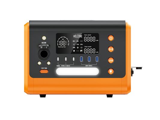 Generador solar portátil de 600W para acampar Carga inalámbrica Estación de energía de salida AC/230