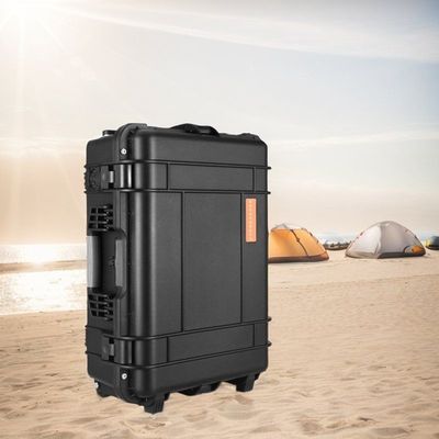 Cargador de grupo de batería de litio de emergencia de 5000W con sistema solar de carga USB