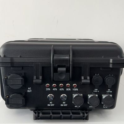 Cargador de grupo de batería de litio de emergencia de 5000W con sistema solar de carga USB