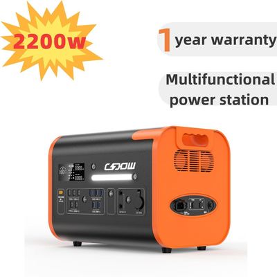 ODM OEM Voltado de salida de CA 100V-120V/220V-240V Generador solar exterior para el hogar para acampar