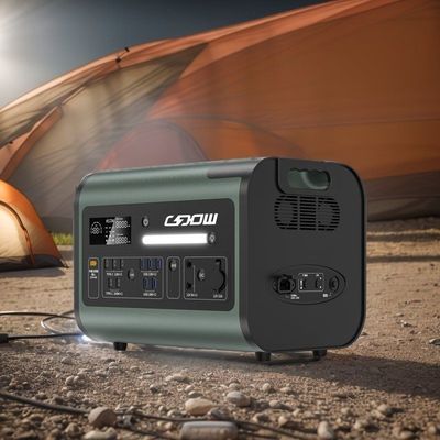 LiFePO4 Tipo de célula de batería 220V Estación de energía portátil de salida para picnic y emergencia