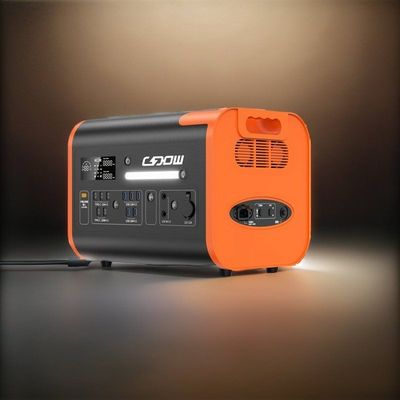 LiFePO4 Tipo de célula de batería 220V Estación de energía portátil de salida para picnic y emergencia