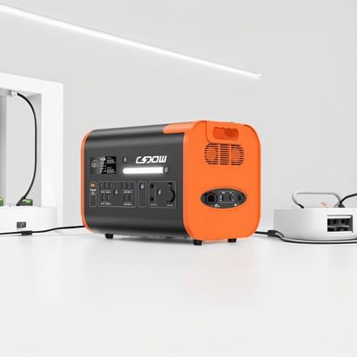 LiFePO4 Banco de energía de emergencia de carga inalámbrica de 15W con salida de 220V y larga vida útil