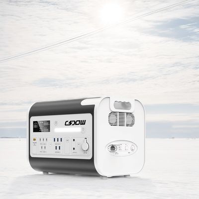 Estación de energía portátil de alta capacidad 2200W 2048Wh Carga solar para camping al aire libre