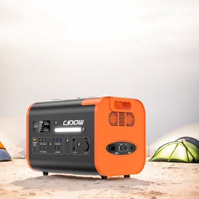 Generador solar de 2000W con puerto de salida multifunción y pantalla de cinta de iluminación LED