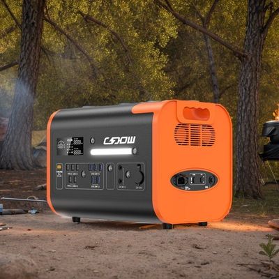 Generador solar de 2000W con puerto de salida multifunción y pantalla de cinta de iluminación LED
