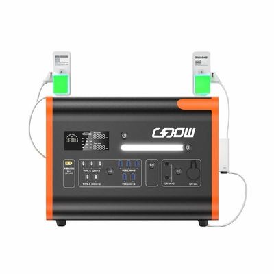 Batería de almacenamiento de energía de emergencia para el hogar con salida de 2200W e iluminación LED