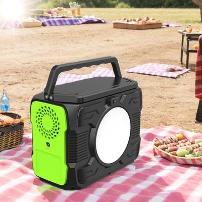 Capacidad de batería de 48000mAh Sistema de generación de electricidad solar de 200W con salida AC/DC