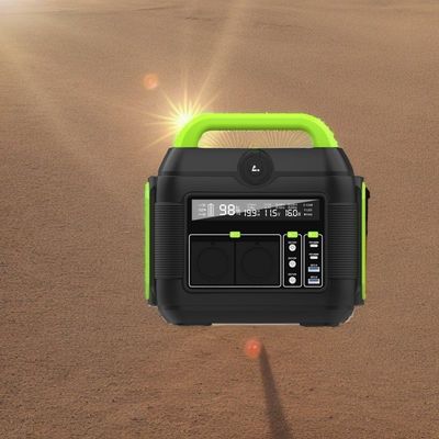 Batería de litio ternaria 576wh Estación de energía solar móvil portátil 600W para acampar y emergencia